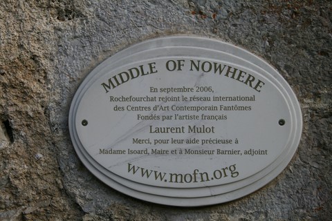 Plaque Middle of Nowhere