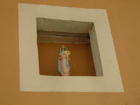 Jolie statuette de la Vierge à l'Enfant 