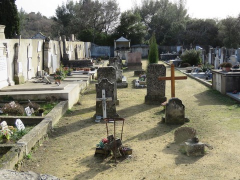 Vue du cimetière