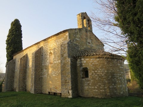 Chapelle St-André de Mitroys édifice roman