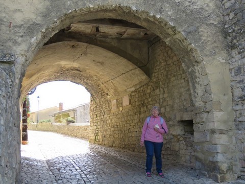 Portail Reynier nommé aussi portail de la bise édifié au XIVème siècle