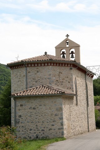 L'église vue arrière