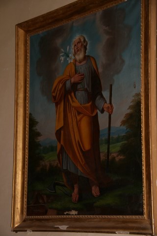 A droite, tableau de Saint Joseph
