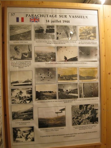 Photos du parachutage sur Vassieux le 14 juillet 1944