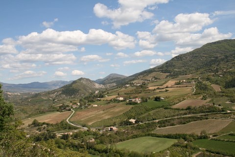 Panorama sur la vallée de l'Ouvèze