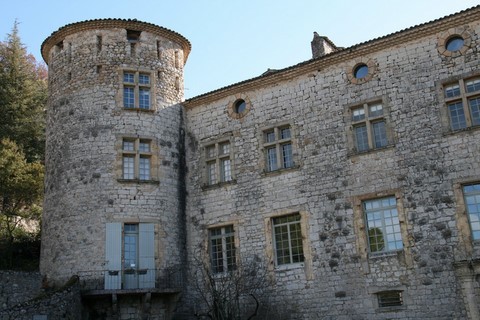La tour nord du château, où le roi Louis XIII y a logé