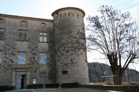La tour sud du château de Vogüé