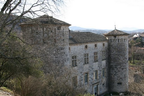 Le château vu du sentier de la chapelle