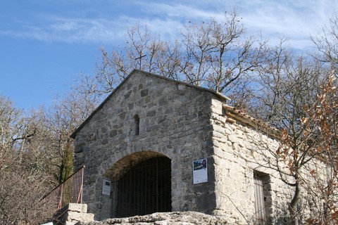 Chapelle Sainte-Cerice, localement appelée "gleyzette" (petite église)