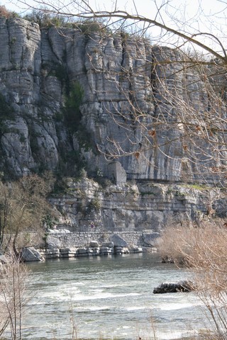Falaises sur l'Ardèche