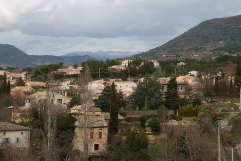 Vue panoramique de Mirabel-aux-Baronnies